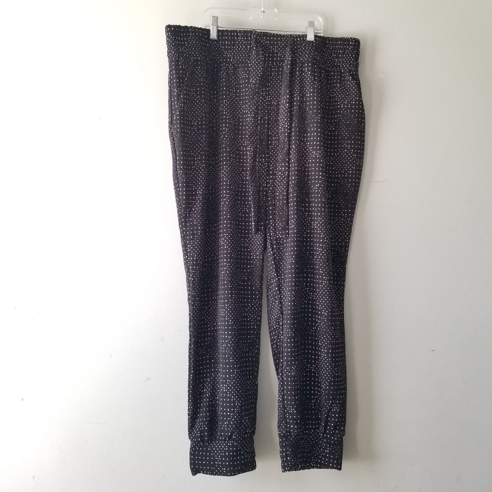 NEW One by Chapter One Polka Dot Jogger Pants XL
